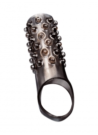 Дымчатая насадка на пенис с выпуклостями - 12 см. - Sex Expert - во Владимире купить с доставкой