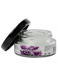 Массажная свеча «Сирень» - 50 мл. - SGAN - купить с доставкой во Владимире