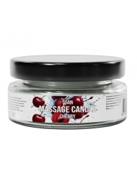 Массажная свеча «Спелая вишня» - 50 мл. - SGAN - купить с доставкой во Владимире