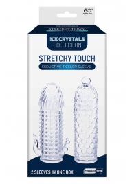 Набор из 2 прозрачных насадок на член Seductive Tickler Sleeves Set - NMC - во Владимире купить с доставкой