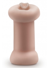 Телесный люминесцентный двусторонний мастурбатор Tasha - Blush Novelties - во Владимире купить с доставкой