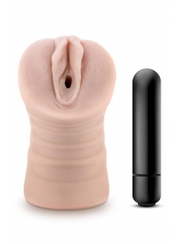 Телесный мастурбатор-вагина Ayumi с вибрацией - Blush Novelties - во Владимире купить с доставкой