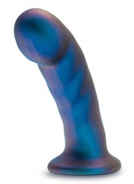 Синяя насадка-фаллоимитатор Rebellion 5.75 Inch Pegging Dildo - 14,6 см. - Blush Novelties - купить с доставкой во Владимире