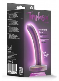 Фиолетовая насадка с гладкой поверхностью Surrender 4.75 Inch Beginner Pegging Dildo - 12 см. - Blush Novelties - купить с доставкой во Владимире