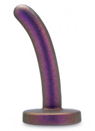 Фиолетовая насадка с гладкой поверхностью Surrender 4.75 Inch Beginner Pegging Dildo - 12 см. - Blush Novelties - купить с доставкой во Владимире