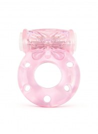 Розовое эрекционное виброкольцо с бабочкой - 1137 - во Владимире купить с доставкой