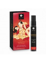 Оральный спрей Waves of Pleasure с ароматом клубники и шампанского - 20 мл. - Shunga - купить с доставкой во Владимире