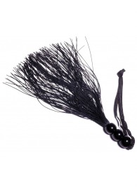 Черная силиконовая плетка - 25,4 см. - Boys of Toys - купить с доставкой во Владимире