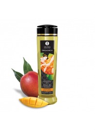 Массажное масло для тела Luscious Mango с ароматом манго - 240 мл. - Shunga - купить с доставкой во Владимире