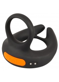 Черный вибростимулятор мошонки RC Scrotum Stimulator with Vibration - Orion - во Владимире купить с доставкой