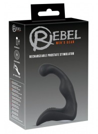 Черный перезаряжаемый стимулятор простаты с вибрацией - 14,6 см. - Orion - во Владимире купить с доставкой