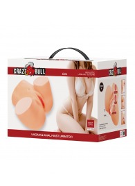 Телесный мастурбатор Liora с 2 любовными тоннелями - Baile - во Владимире купить с доставкой