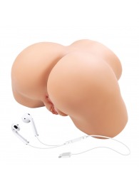 Телесный мастурбатор Olivia с 2 любовными отверстиями - Baile - во Владимире купить с доставкой