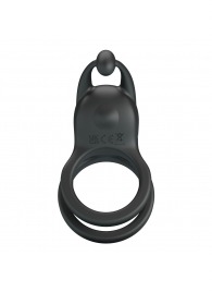 Черное перезаряжаемое виброкольцо Goodwin - Baile - во Владимире купить с доставкой