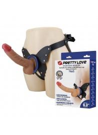 Поясной страпон Wells: трусики в форме бабочки и фаллоимитатор-насадка - Baile - купить с доставкой во Владимире