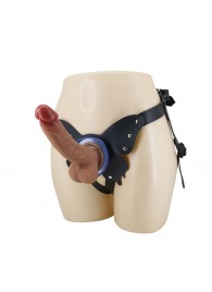 Поясной страпон Wells: трусики в форме бабочки и фаллоимитатор-насадка - Baile - купить с доставкой во Владимире