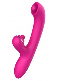 Розовый вибратор-кролик с усиленной стимуляцией точки G - Secwell