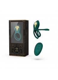 Зеленое эрекционное виброкольцо Bayek с пультом ДУ - Zalo - во Владимире купить с доставкой