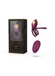 Фиолетовое эрекционное виброкольцо Bayek с пультом ДУ - Zalo - во Владимире купить с доставкой