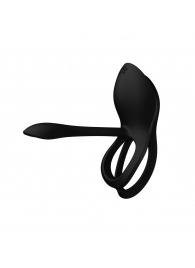 Черное эрекционное виброкольцо Bayek с пультом ДУ - Zalo - во Владимире купить с доставкой