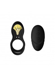 Черное эрекционное виброкольцо Bayek с пультом ДУ - Zalo - во Владимире купить с доставкой