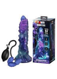 Фиолетовый яйцеродящий фаллоимитатор Duskwalker Sentinal на присоске - 22,4 см. - Baile - купить с доставкой во Владимире