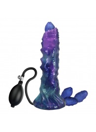 Фиолетовый яйцеродящий фаллоимитатор Duskwalker Sentinal на присоске - 22,4 см. - Baile - купить с доставкой во Владимире