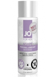 Лубрикант на водной основе для женщин JO AGAPE LUBRICANT ORIGINAL - 60 мл. - System JO - купить с доставкой во Владимире