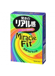 Презервативы Sagami Xtreme Miracle Fit - 5 шт. - Sagami - купить с доставкой во Владимире