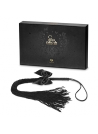 Чёрная плётка Lilly Whip Bijoux - Bijoux Indiscrets - купить с доставкой во Владимире