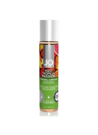Смазка с ароматом тропических фруктов JO Flavored Tropical Passion - 30 мл. - System JO - купить с доставкой во Владимире