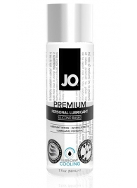 Охлаждающий лубрикант на силиконовой основе JO Personal Premium Lubricant Cooling - 60 мл. - System JO - купить с доставкой во Владимире