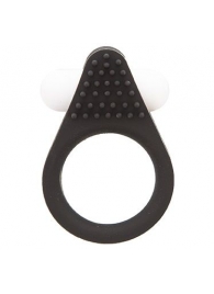 Чёрное эрекционное кольцо LIT-UP SILICONE STIMU RING 1 BLACK - Dream Toys - во Владимире купить с доставкой