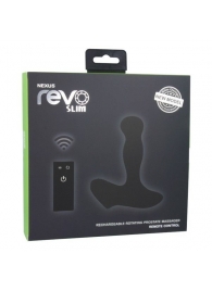 Чёрный перезаряжаемый массажёр предстательной железы NEXUS Revo Slim - Nexus Range - во Владимире купить с доставкой