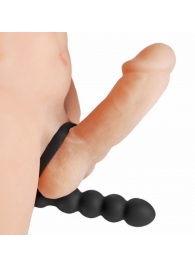 Насадка для двойного проникновения Double Fun Cock Ring with Double Penetration Vibe - XR Brands - во Владимире купить с доставкой