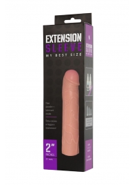 Насадка-удлинитель Extension sleeve телесного цвета - 18,5 см. - Sitabella - во Владимире купить с доставкой