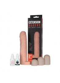 Насадка-удлинитель Extension sleeve с подхватом мошонки - 19 см. - Sitabella - во Владимире купить с доставкой
