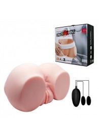 Телесный мастурбатор с двумя любовными тоннелями и вибрацией - Baile - во Владимире купить с доставкой