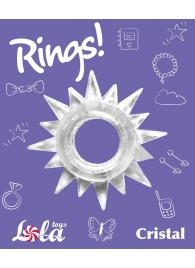 Прозрачное эрекционное кольцо Rings Cristal - Lola Games - во Владимире купить с доставкой