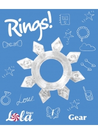 Прозрачное эрекционное кольцо Rings Gear - Lola Games - во Владимире купить с доставкой