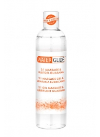 Гель-смазка 2-в-1 MASSAGE   LUBRICANT GUARANA - 300 мл. - Waterglide - купить с доставкой во Владимире