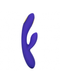 Фиолетовый вибратор с функцией электростимуляции Intimate E-Stimulator Dual Wand - 21,5 см. - California Exotic Novelties - купить с доставкой во Владимире