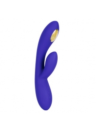 Фиолетовый вибратор с функцией электростимуляции Intimate E-Stimulator Dual Wand - 21,5 см. - California Exotic Novelties - купить с доставкой во Владимире