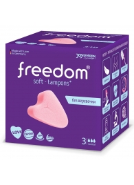 Женские гигиенические тампоны без веревочки FREEDOM normal - 3 шт. - Freedom - купить с доставкой во Владимире