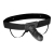 Чёрный полый страпон с вибрацией Unisex Vibrating Hollow Strap-On - 14 см. - Lux Fetish - купить с доставкой во Владимире