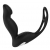 Черный вибромассажер простаты P-PLEASER W ERECTION ENHANCE - Dream Toys - во Владимире купить с доставкой