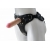 Черный пояс-трусики с двумя насадками Soft-Dolli - 16,5 и 10,5 см. - LOVETOY (А-Полимер) - купить с доставкой во Владимире