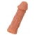 Телесная реалистичная насадка KOKOS Extreme Sleeve 05 с дополнительной стимуляцией - 12,7 см. - KOKOS - во Владимире купить с доставкой