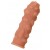 Телесная реалистичная насадка KOKOS Extreme Sleeve 11 с дополнительной стимуляцией - 12,7 см. - KOKOS - во Владимире купить с доставкой