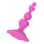 Розовая силиконовая анальная пробка Loverty - 8 см. - ToyFa во Владимире Розовая силиконовая анальная пробка Loverty - 8 см. - ToyFa